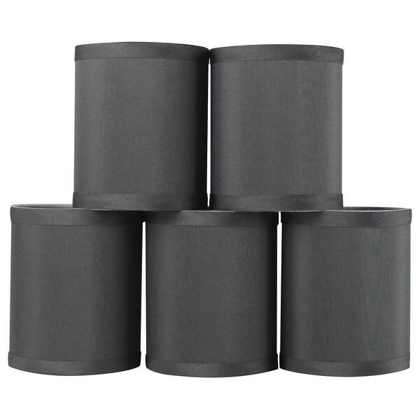 Chandelier Drum Shade Faux Silk Clip On 4 Inch Bottom Diameter 4 75 Height Overstock 32052060