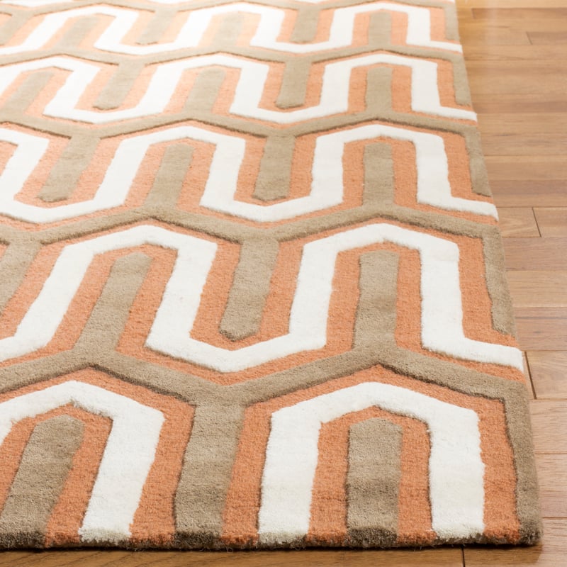 SAFAVIEH, Handmade Cambridge Faiza Modern Moroccan Wool Rug