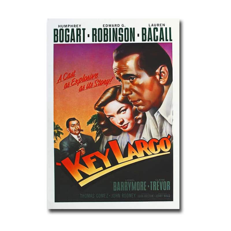 Key Largo by Hollywood Photo Archive Gallery Wrapped Canvas Giclee Art (30 in x 20 in)