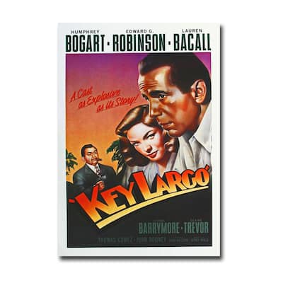 Key Largo by Hollywood Photo Archive Gallery Wrapped Canvas Giclee Art (30 in x 20 in)