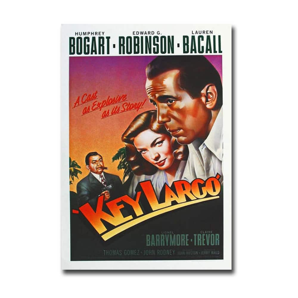 Key Largo by Hollywood Photo Archive Gallery Wrapped Canvas Giclee Art (30 in x 20 in)