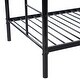 preview thumbnail 7 of 8, Modern Twin over Twin Metal Bunk Bed with Dual Ladders, Sturdy and Durable Design, Plenty of Storage Space, Easy Assembly Guide