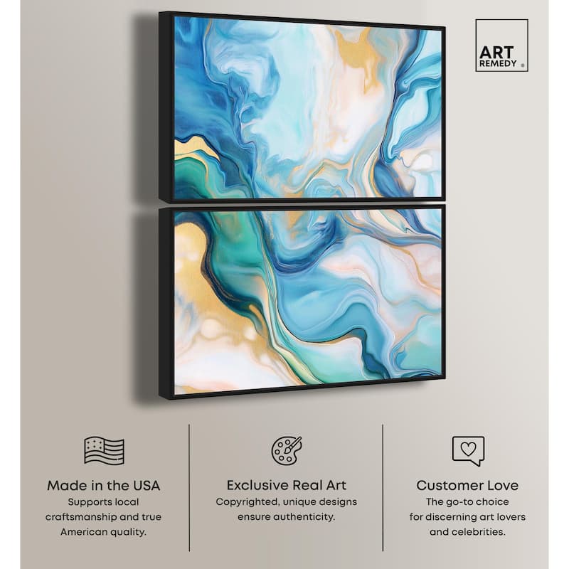 Visions Pastel II Canvas Set of 2 by Art Remedy