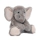 preview thumbnail 2 of 2, Lambs & Ivy Jungle Safari Gray Plush Elephant Stuffed Animal Toy Plushie - Jett