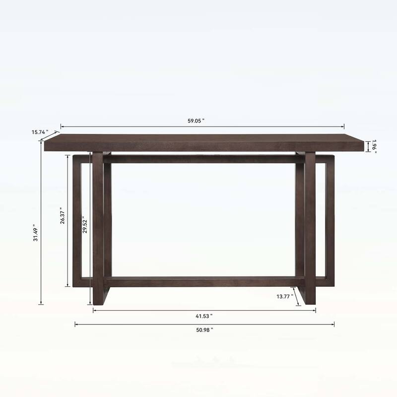 Console Table with Space-Saving Design,for Hallway and Living Room