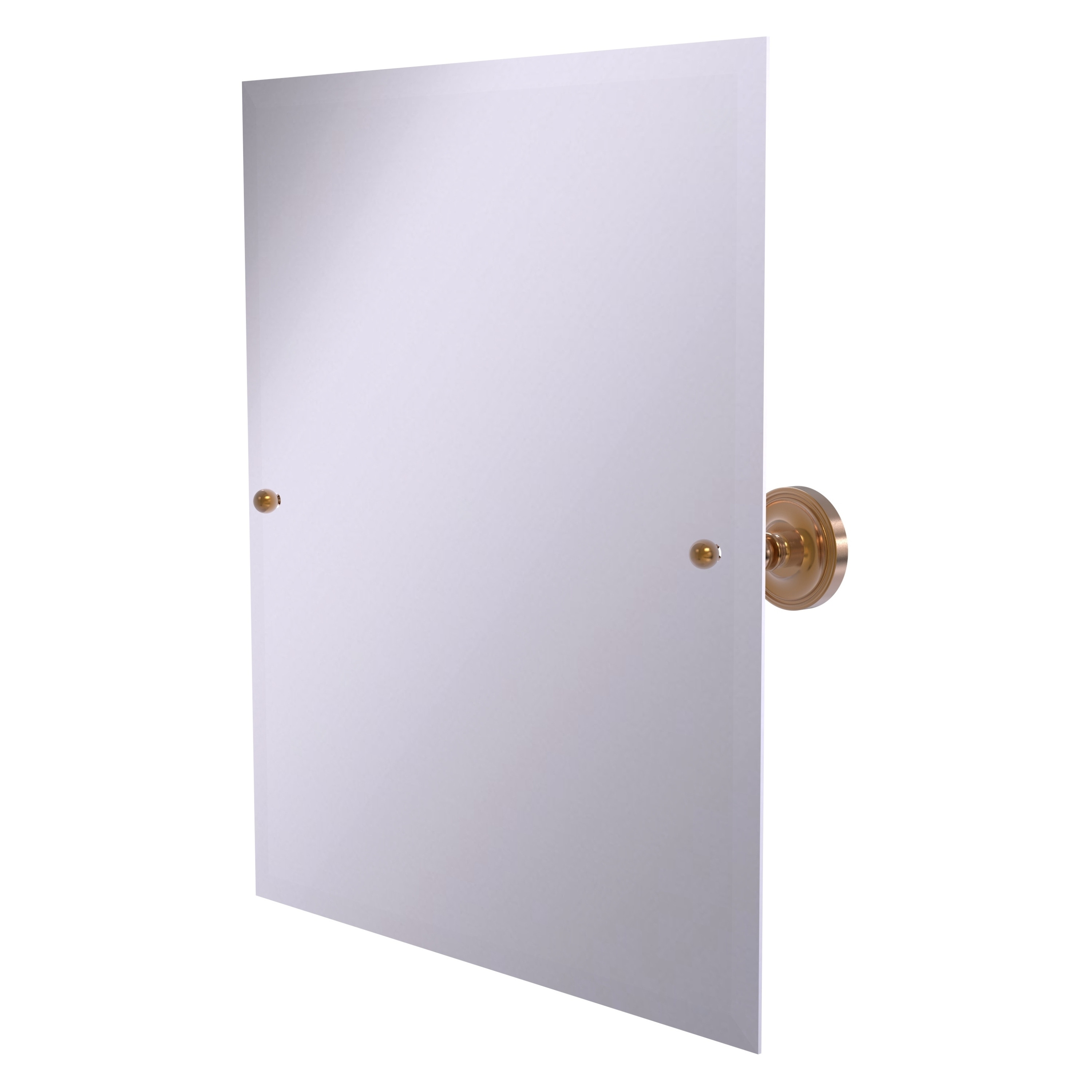 Allied Brass Frameless Rectangular Tilt Mirror with Beveled Edge