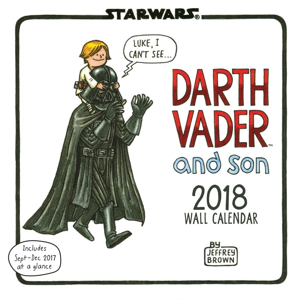 Shop Star Wars Darth Vader And Son 2018 Wall Calendar Overstock