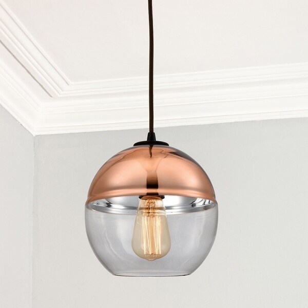 Emmanuella Ojo　e angle 赤 【右開き】１４９Ｌ EVA Lighting One Light Mini Pendant Capri Satin Nickel