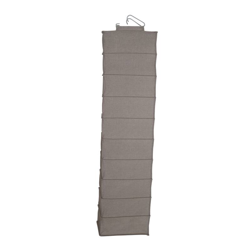Household Essentials Hanging Shelf Closet Organizer, Canvas