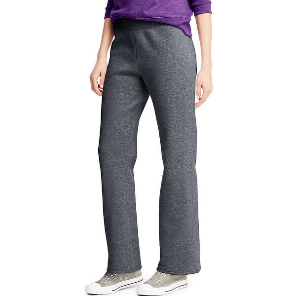 Shop Hanes ComfortSoft ; EcoSmart® Women's Petite Open Leg Sweatpants ...