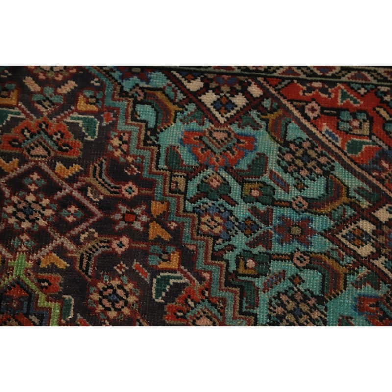 Hand Knotted Oriental 100% Wool Carpet Traditional Medallion Greys & Charcoal Tabriz Area Rug - 6' 3'' X 3' 2''