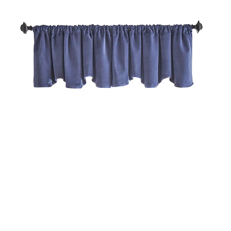 Martha Stewart Lucca Velvet Blackout Curtains - Panel Pair or Valance