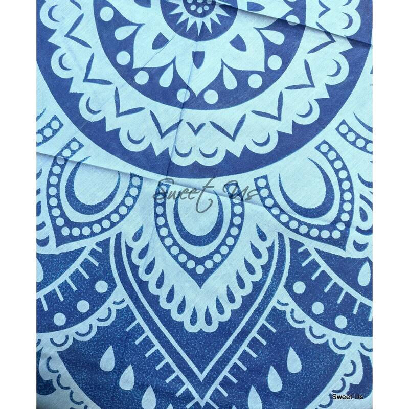 Cotton Floral Passion Tablecloth Round - 81-in Round