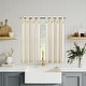 preview thumbnail 11 of 22, Archaeo Cotton Blend Button Tab Top Cafe Curtain Pair