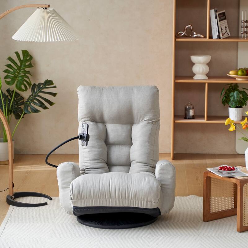 Swivel Leisure Chair with Adjustable Head and Waist