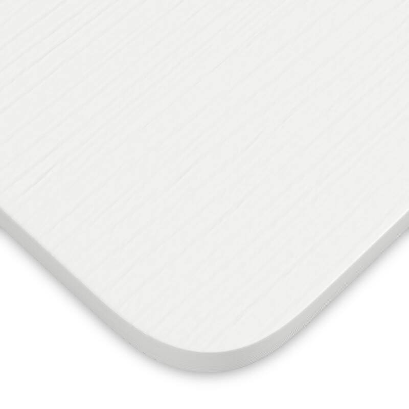 Costway 48” x 24” Whole Piece Table Top with Safe Rounded Corners for