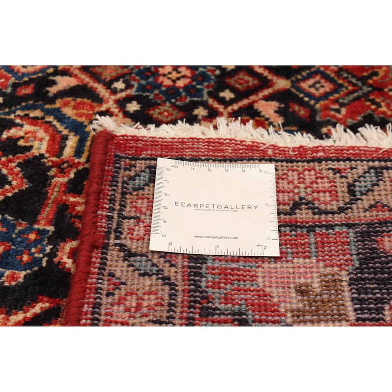 ECARPETGALLERY Hand-knotted Andelz Navy Wool Rug - 4'4 x 6'11