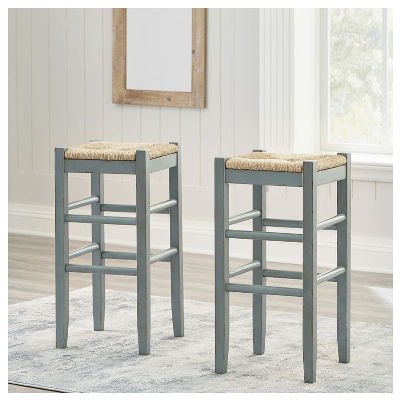 Mirimyn Stool, Set of 2 - Blue - Bar Height