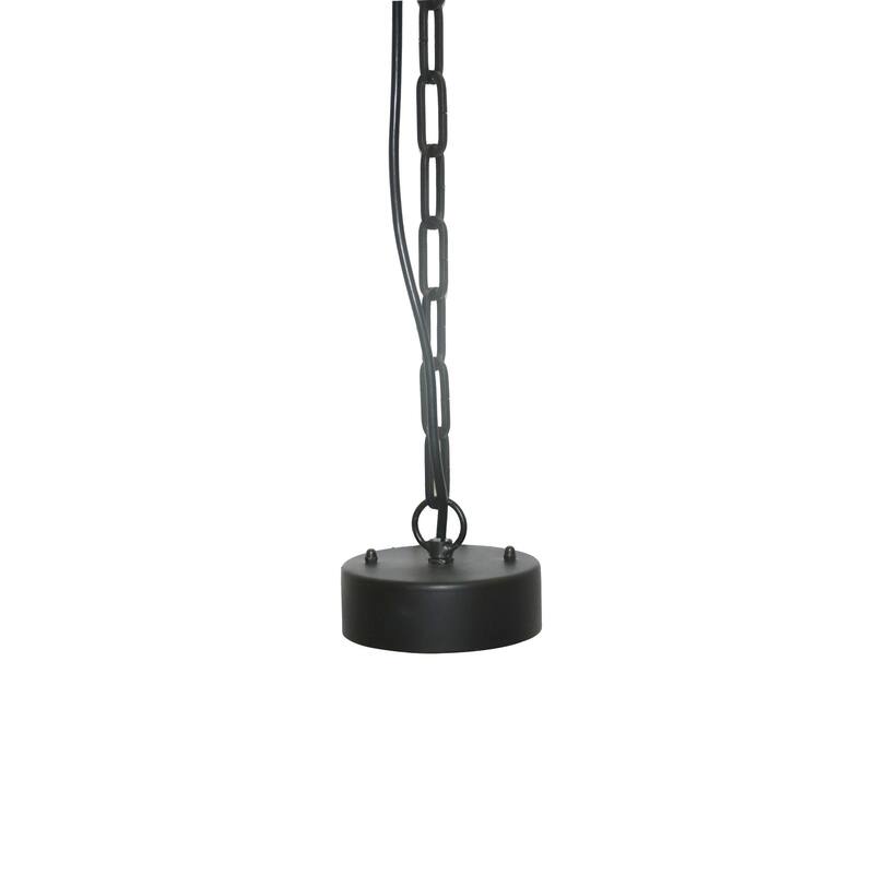 2-Tier Draped Wood Bead Chandelier