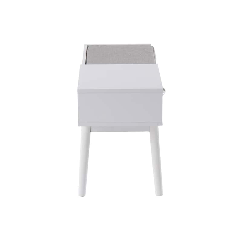 Carson Carrington Phoebe Upholstered Bench with Pull-Out Drawer