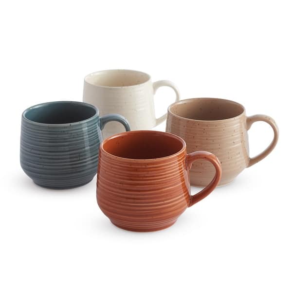 6 Vintage Melamine Tea Cups Brown Plastic Coffee Mug 
