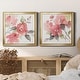 Coral Blush I-Premium Framed Canvas - Ready to Hang - Multi-Color - Bed ...