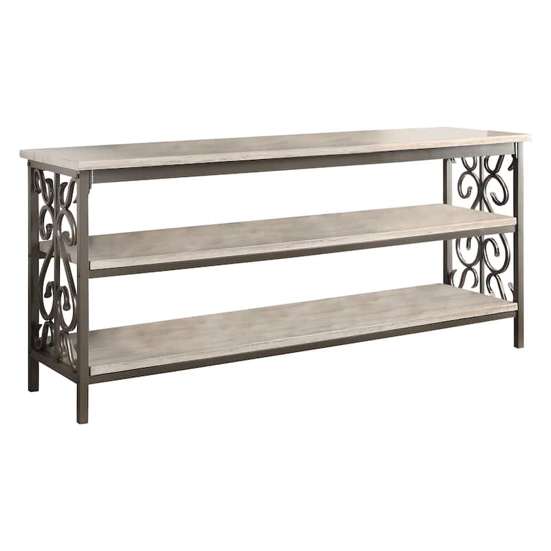 Rossi TV Stand - White/Black