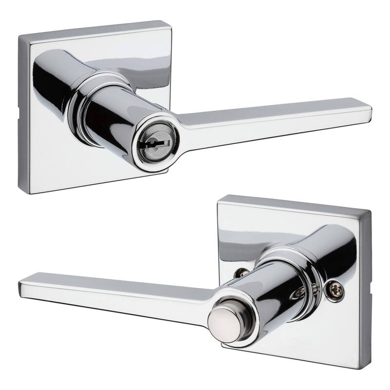 Kwikset Safelock Daylon Single Cylinder Keyed Entry Door Lever Set