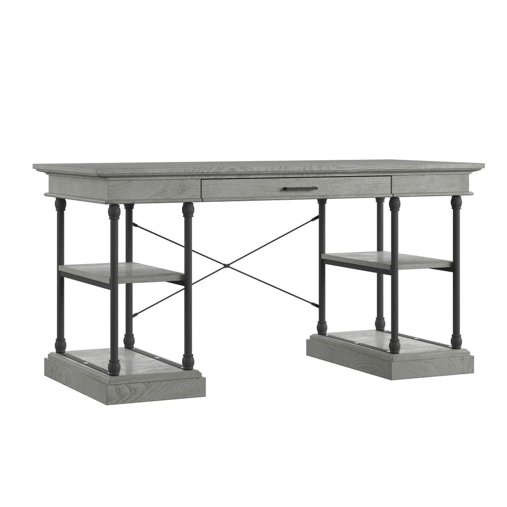 Barnstone Cornice 1-drawer Storage Writing Desk by iNSPIRE Q Artisan