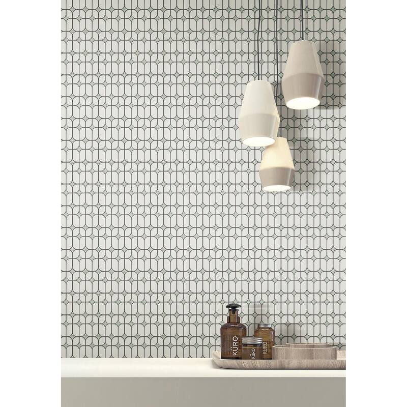 2.25" x 12.5" Marble Novelty Mosaic Wall & Floor Tile - Case (10 Sheets)