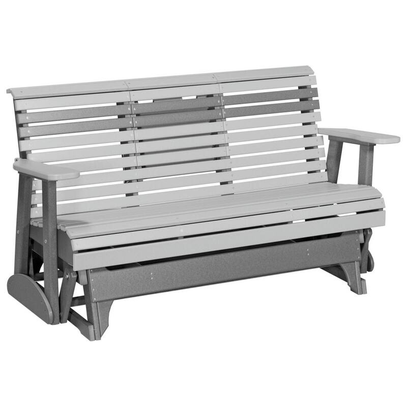 Poly Lumber Plain Rollback Patio Glider