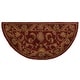 preview thumbnail 105 of 187, SAFAVIEH Handmade Antiquity Manerva Traditional Oriental Wool Rug 2' x 4' Half-Moon - Wine/Gold - Novelty