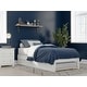 preview thumbnail 1 of 41, Colorado Bed with USB Turbo Charger and Twin Extra Long Trundle White - Twin XL