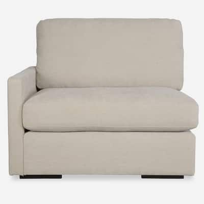 Refuge Solid Modular Left Arm Seat for Sectional Sofa - 43.25" - Sand Gray