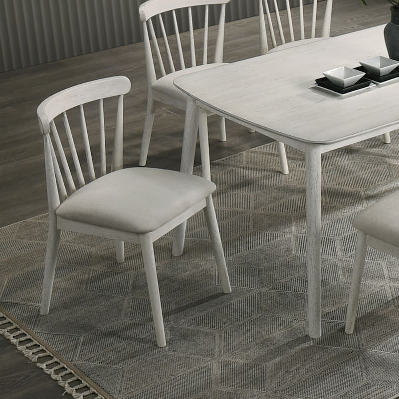 Wood Dining Chair Solid Chair Set of 2