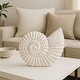 preview thumbnail 41 of 41, Coastal Decorative Resin Shell Figurine Sculpture - White