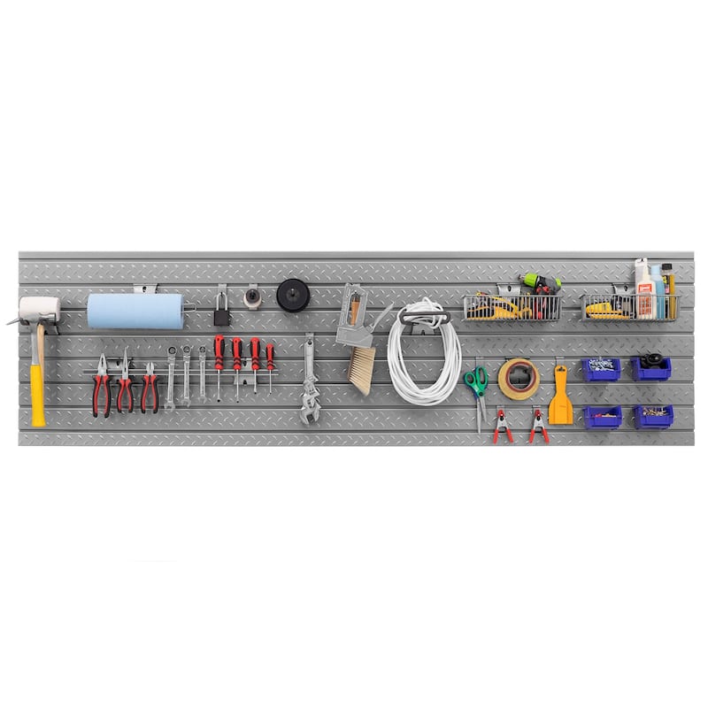 NewAge Products Pro Series / Performance Plus 2.0 DP Silver 84" Backsplash