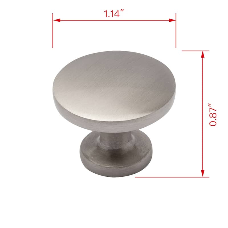 Utopia Alley Emme Cabinet Ring Pull Knob - Decorative Cabinet Drop Pull Knobs for Cabinets and Drawers, Pull Knobs 1.14"