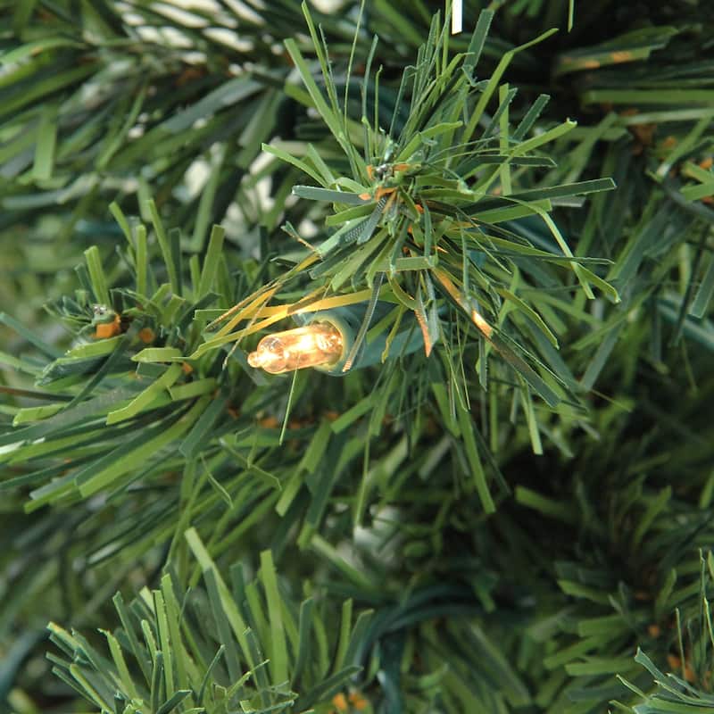 4' Pre-Lit Niagara Pine Medium Artificial Christmas Tree Clear Lights - 4 Foot
