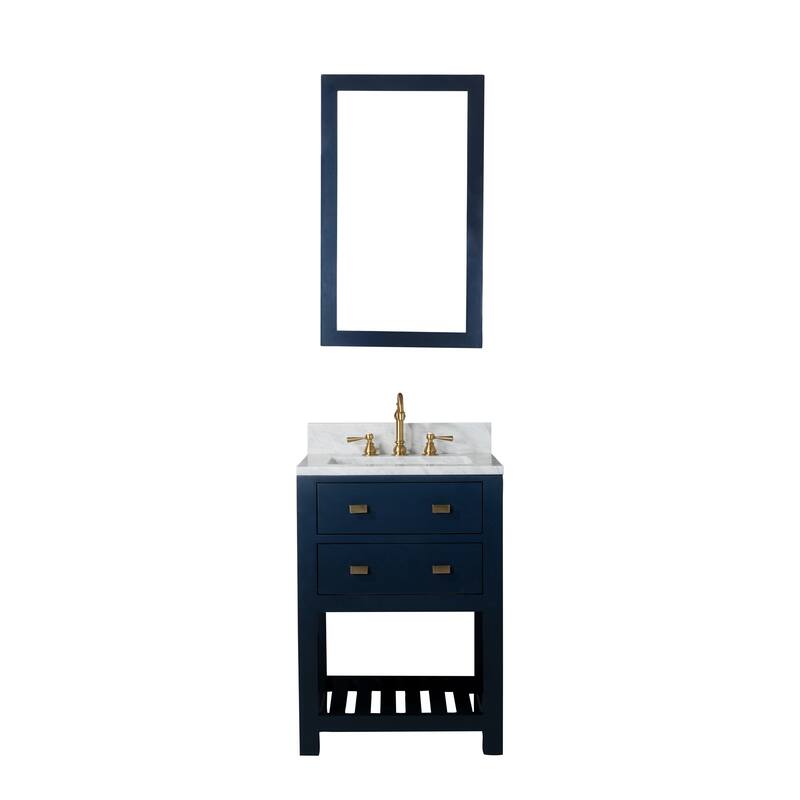 Monarch Blue 24-inch Single Sink Bathroom Vanity From The Madalyn Collection