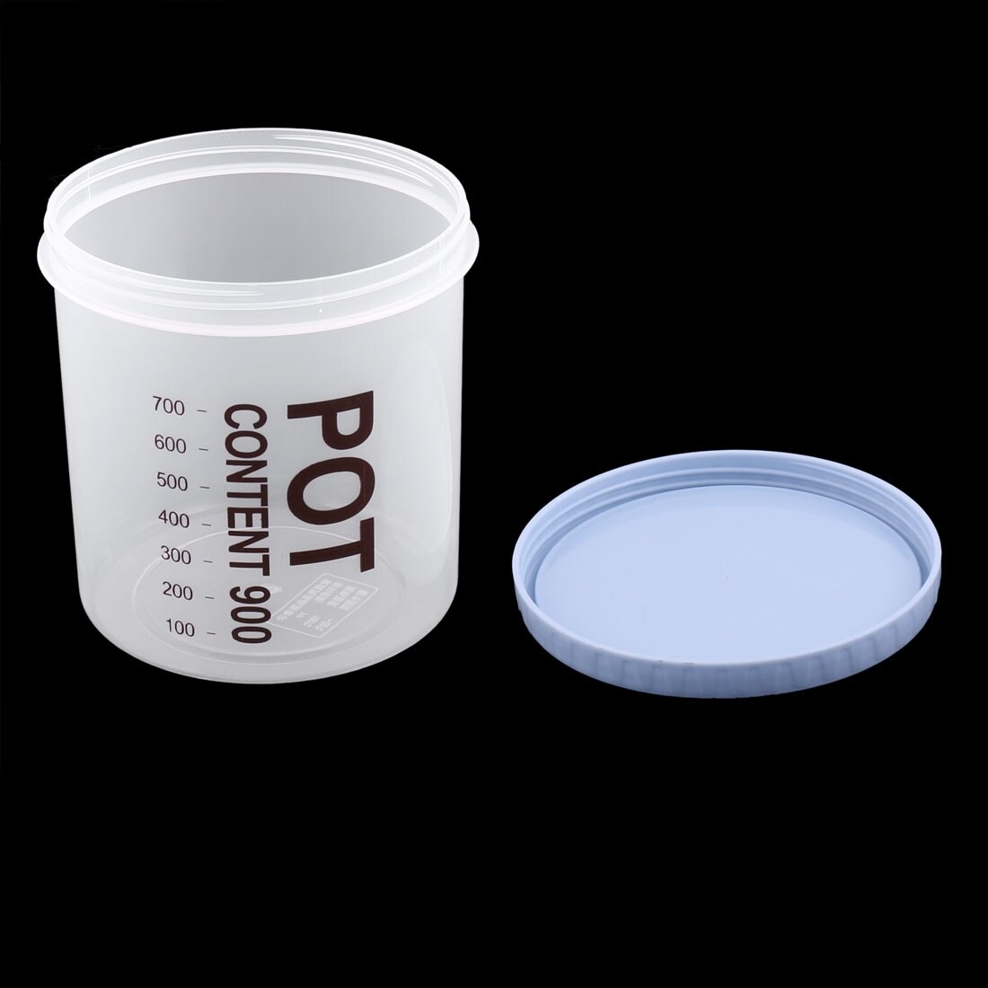 Shop Home Outdoor Plastic Round Shaped Candy Food Storage Box Case