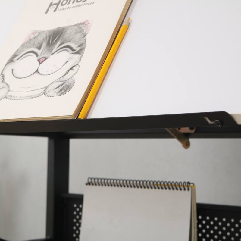 Drafting Drawing Table with Stool