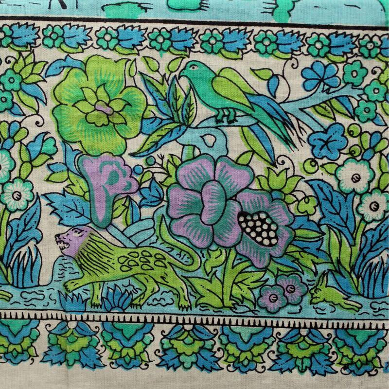 Vibrant Cotton Floral Tree Of Life Tablecloth Collection