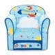 preview thumbnail 1 of 9, Costway Kid's Sofa Chair Toddler Upholstered Armchair Wooden Frame - See Details Navy - See Details