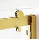 preview thumbnail 10 of 25, Seawin 56 - 60 in. W x 64 in. H Mara Frameless Bypass Sliding Bathtub Door 10 mm Tempered Glass with NanoShield™ Coating