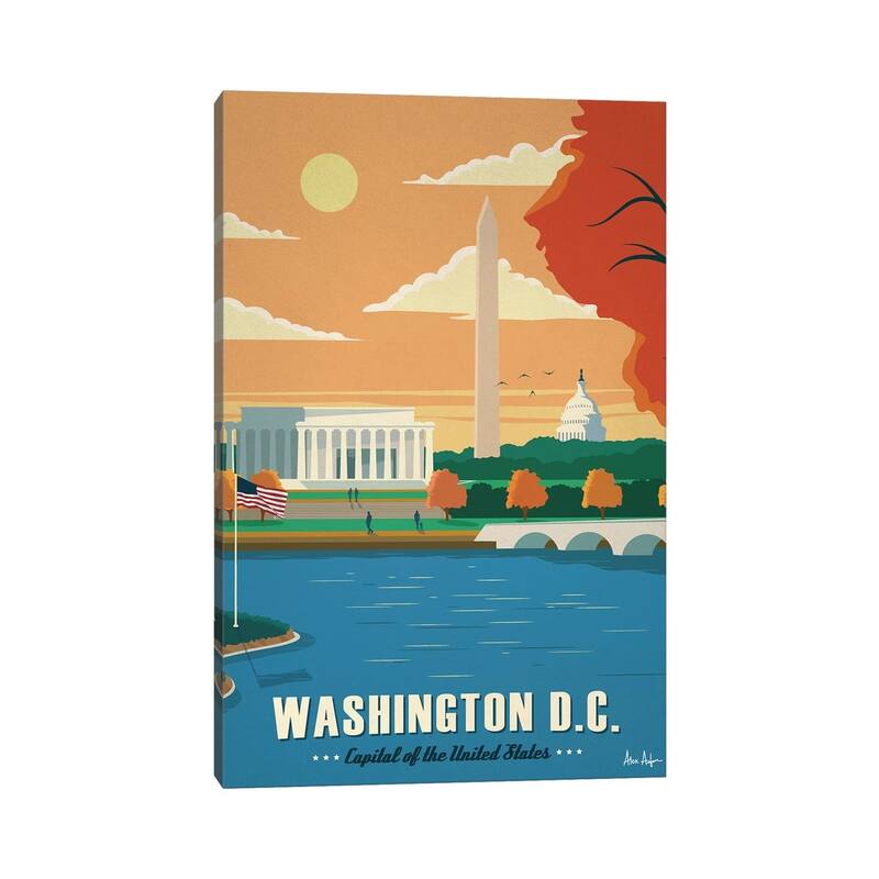 iCanvas "Washington D.C." by IdeaStorm Studios Canvas Print