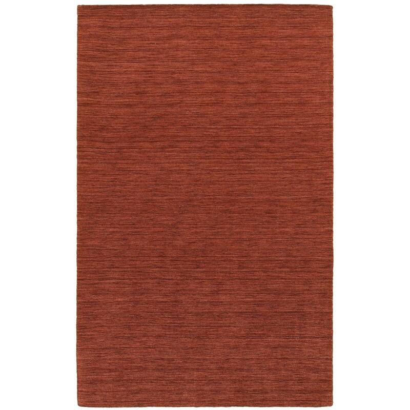 HomeRoots Solid Color Modern Rectangle Area Rug