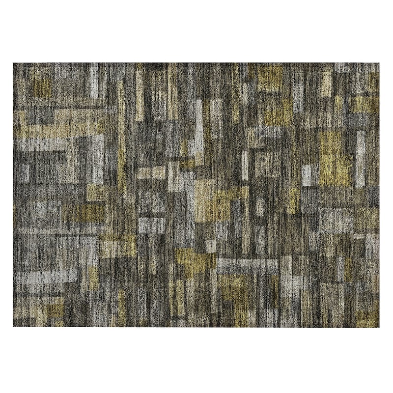 Machine Washable Indoor/ Outdoor Contemporary Chantille Rug