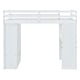 preview thumbnail 12 of 14, Multifunctional Design Loft Bed with Ladder, Light and Desk, Maximized Storage Space, Twin Size, White