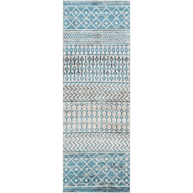Livabliss Selene Global Boho Machine Washable Area Rug